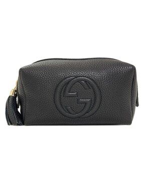 Gucci Soho Makeup Pouch Leather